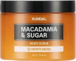 KUNDAL - Macadamia & Sugar White Musk Body Scrub 550 g