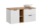 120 cm m&ouml;&ouml;blikomplekt koos lauaplaadiga ja lauaplaadile paigaldatava valamuga &bdquo;Cloud set-adw b wotan 120 cm un cloud lb&ldquo;