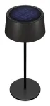 RealPower TableLight 300 Solar kaasaskantav LED-laualamp, 4 W, 150 lm, 3000 K, IP44, must