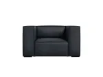 Genuine Leather Armchair, "Turin", 1 Seat, 113x95x68 Made in Europe