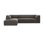 Velvet Modular Left Corner Sofa, "Siena", 4 Seats, 273x180x69 Made in Europe