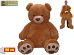 Plush toy - 03210 - TEADY BEAR - BROWN - size 150 cm