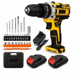 &bdquo;Extralink Tools&ldquo; | akutoitega puur-kruvikeeraja | kollane + 2 akut