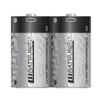 USB-C-kaudu laetavad liitium-ioonakud LR20 D, 6500 mAh (2 tk)