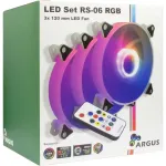 Argus RS-06 RGB-Fan Set 120 mm Case Fan 88885530
