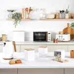 BW12899WEU7 Toronto Bread Bin White/Wooden