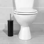 LA059451BLKFPEU7 Black Toilet Brush & Holder