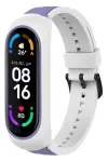 Xiaomi Mi Band 3/4/5/6 White/Purple Dual Color