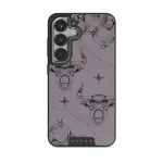 Taurus - Samsung Galaxy S25 Case, Elite Dark (Magnetic) / Silver / Purple