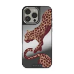 Instinct - iPhone 16 Pro Max Case, Elite Mirror Dark (MagSafe) / Silver
