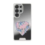 Follow Me - Samsung Galaxy S25 Ultra Case, Elite Mirror Light (Magnetic) / Silver