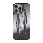 Sardinhas - iPhone 16 Pro Case, Elite Mirror Dark (MagSafe) / Silver
