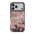 Desert Rose - iPhone 17 Pro Max Case, Elite Mirror Dark (MagSafe) / Silver