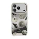 Shell Mosaic - iPhone 17 Pro Case, Elite Mirror Light (MagSafe) / Silver