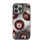 Cue - iPhone 16 Pro Max Case, Elite Mirror Dark (MagSafe) / Silver