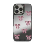 Ballerina - iPhone 16 Pro Case, Elite Mirror Dark (MagSafe) / Silver