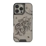 Virgo - iPhone 16 Pro Case, Elite Dark (MagSafe) / Silver / Nude