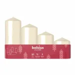 Candle Cylinder 4 pcs. &Oslash;120, 100, 80, 60x48mm Cream