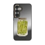 Pickled - Samsung Galaxy S25 Case, Elite Mirror Dark (Magnetic) / Gold