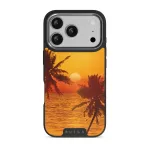 Golden Sky - iPhone 17 Pro Case, Elite Dark (MagSafe) / Gunmetal