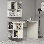 &Otilde;ppelaud, Hanah Home, kreem Must, 120 x 78,8 x 60, cm