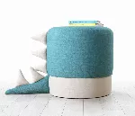 Pouf Hanah Home Moouv, sinine, 37 x 37 x 38