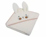 Bathing cover - 327 - TERRY - ANIMALS II - BUNNY - size 80x80- ECRU