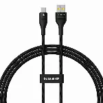 Baseus Flash 2 USB A - USB C kiirlaadimiskaabel 1 m 100 W must
