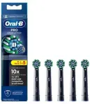 Oral-B Pro CrossAction -vaihtoharjad, 5 komplekti, must