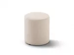 Boucle Pouf, "Dia", 1 Seat, 40x40x45, Beige