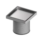 Tece TECEdrainpoint S &ndash; restiraam pikendusega, 15x15 cm, roostevaba teras 3660011