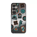 Basecamp - Samsung Galaxy S25 Case, Elite Mirror Dark (Magnetic) / Gold