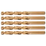 HSS-Co metallpuurid, 10,5 mm, 5 tk.