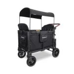 Neljakohaline jalutusk&auml;ru-vagun WonderFold W4 Luxe Pro, Jet Black