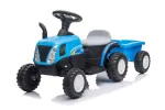 LEAN CARS A009 laste elektritraktor haagisega, sinine
