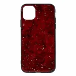 "Art Epoxy Back Case Apple iPhone 11 Pro" Dark Red