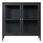 Vitriinkapp Dalby, 35 x 80 x 80 cm, Must