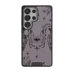 Aquarius - Samsung Galaxy S25 Ultra Case, Elite Dark (Magnetic) / Silver / Purple