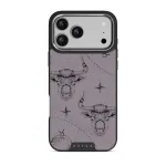 Taurus - iPhone 17 Pro Max Case, Elite Dark (MagSafe) / Silver / Purple