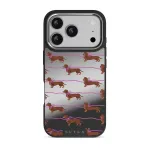 Always Late - iPhone 17 Pro Case, Elite Mirror Dark (MagSafe) / Silver
