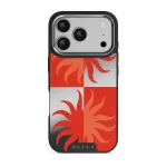 Sunkissed - iPhone 17 Pro Case, Elite Mirror Dark (MagSafe) / Silver