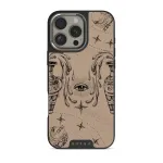 Aquarius - iPhone 16 Pro Case, Elite Dark (MagSafe) / Silver / Beige
