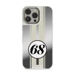 Classic Racing - iPhone 16 Pro Case, Elite Mirror Light (MagSafe) / Silver