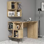 &Otilde;ppelaud, Hanah Home, tamm Must, 120 x 78,8 x 60, cm