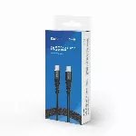 Savio CL-159 USB kaabel 1 m USB 2.0 USB C - USB C Must