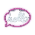 Forever Light FLNE15 HELLO dekoratiivne LED-neonvalgusti &bdquo;HELLO&ldquo;