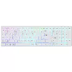 CANYON keyboard HKB-W11 UK/US RGB Dual Mode Wireless White