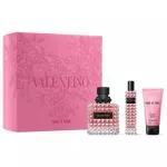 Naiste parf&uuml;&uuml;mid, Donna Born In Roma kinkekomplekt EDP 100 ml, kehakreem 50 ml ja miniatuurne EDP 10 ml 100 ml