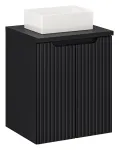 50 cm m&ouml;&ouml;blikomplekt koos lauaplaadi ja lauaplaadile paigaldatava valamuga &bdquo;Gaja set-nob b black 50 cm d un gaja 35&ldquo;