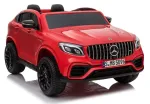 LEAN Cars Mercedes-AMG GLC 63S kahekohaline laste elektriauto, punane lakitud